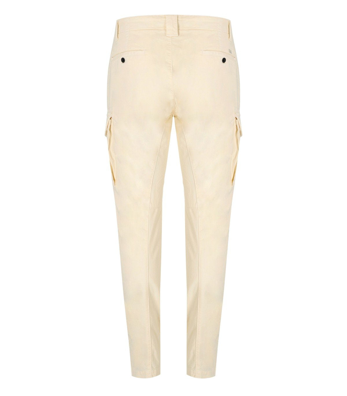 C.P. COMPANY STRETCH SATEEN PISTACHIO SHELL CARGO PANTS