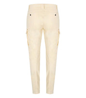 C.P. COMPANY STRETCH SATEEN PISTACHIO SHELL CARGO PANTS