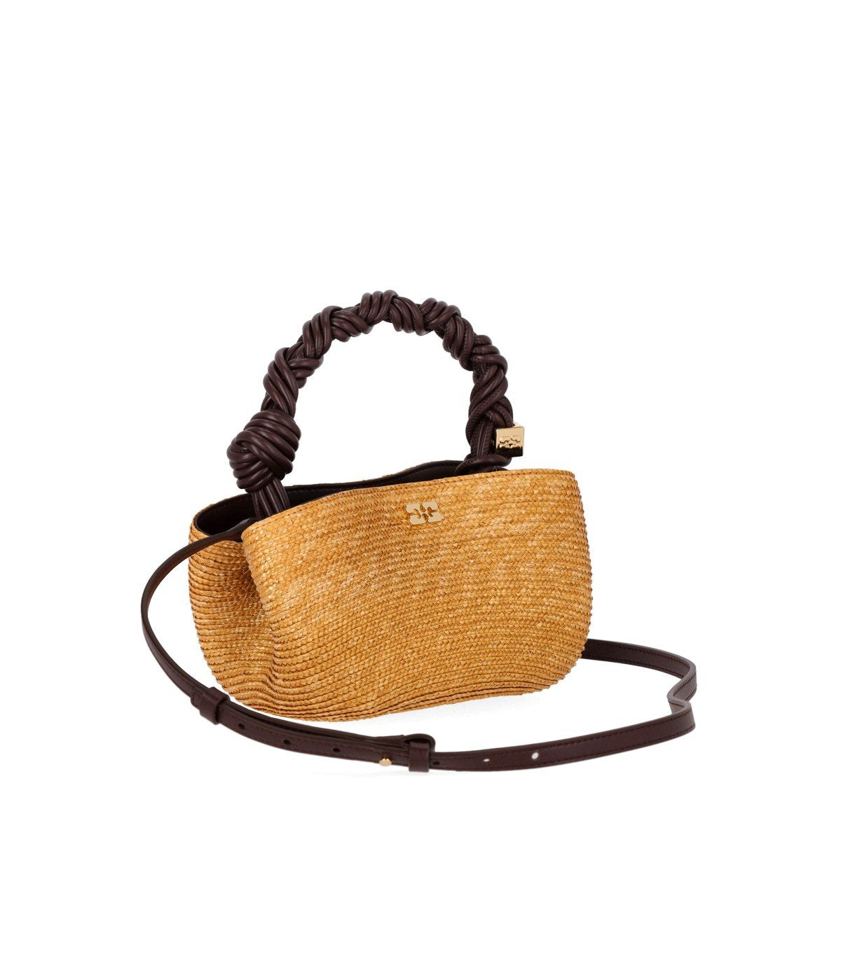 SAC À MAIN BOU MINI RAFFIA NATURAL GANNI