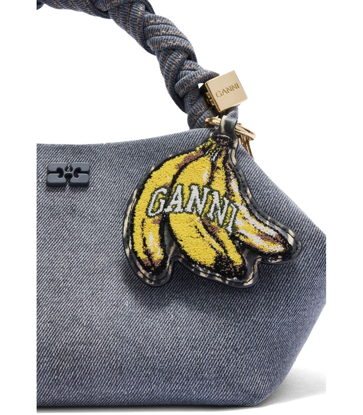 GANNI BANANA GOLDENER SCHLÜSSELANHÄNGER