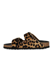 CIABATTA ARIZONA FUR HEX LEOPARDATE NATURAL BIRKENSTOCK