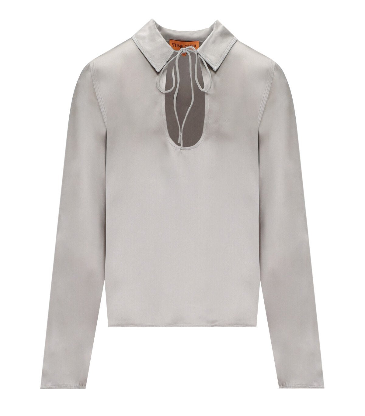 STINE GOYA KLIVE GRAUE BLUSE