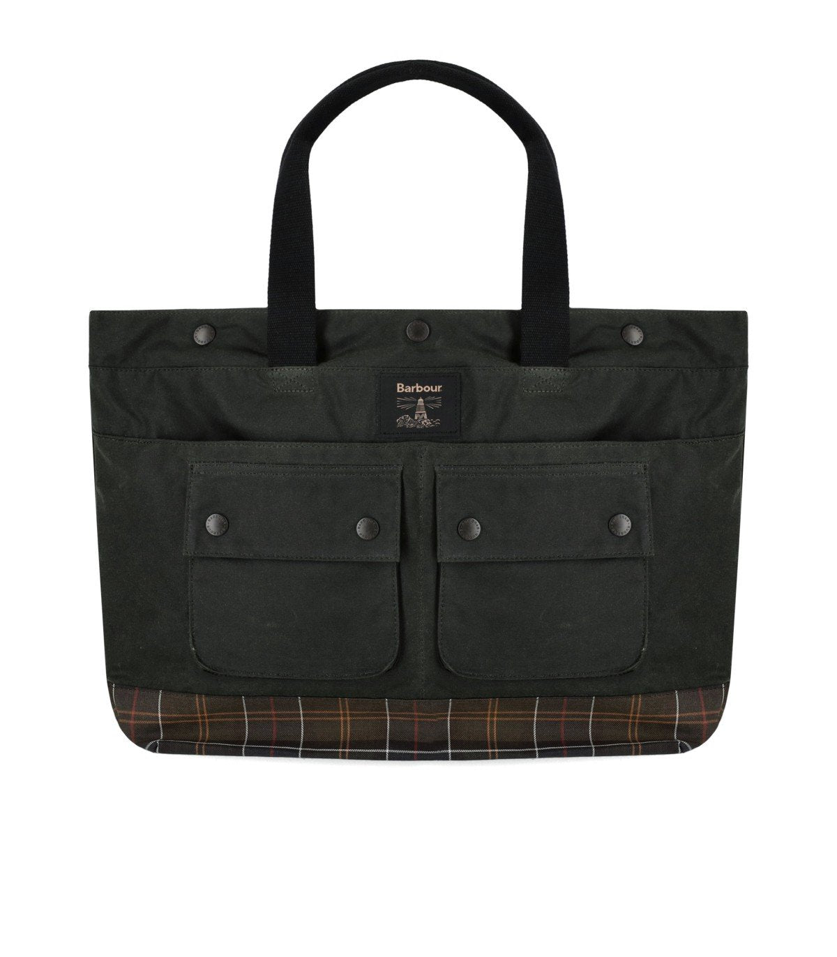 BOLSO TOTE FILED WAXED VERDE SALVIA BARBOUR