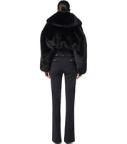 PANTALÓN FLARE NEGRO ELISABETTA FRANCHI