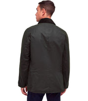 BARBOUR ASHBY WAX OLIVGRÜNE JACKE