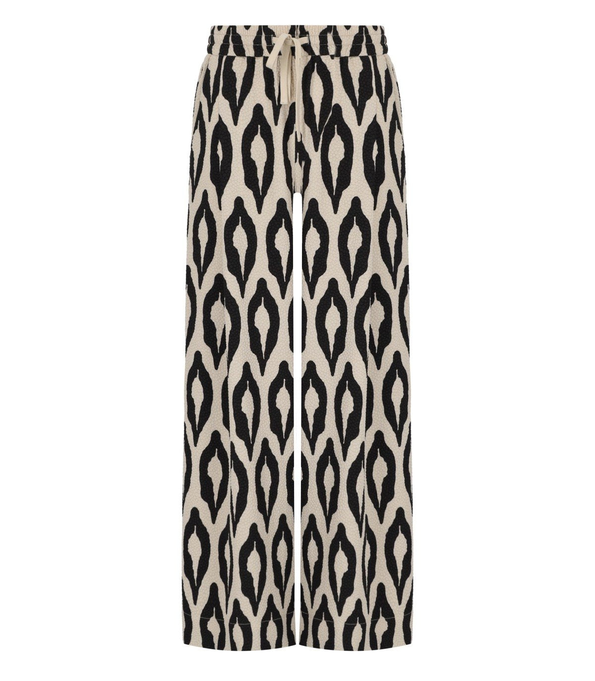 PANTALONE KONTENT BIANCO NERO ESSENTIEL ANTWERP