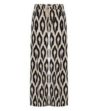 ESSENTIEL ANTWERP KONTENT BLACK WHITE TROUSERS - 36
