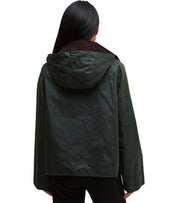 BARBOUR REIGHTON WAX GREEN HOODED JACKET