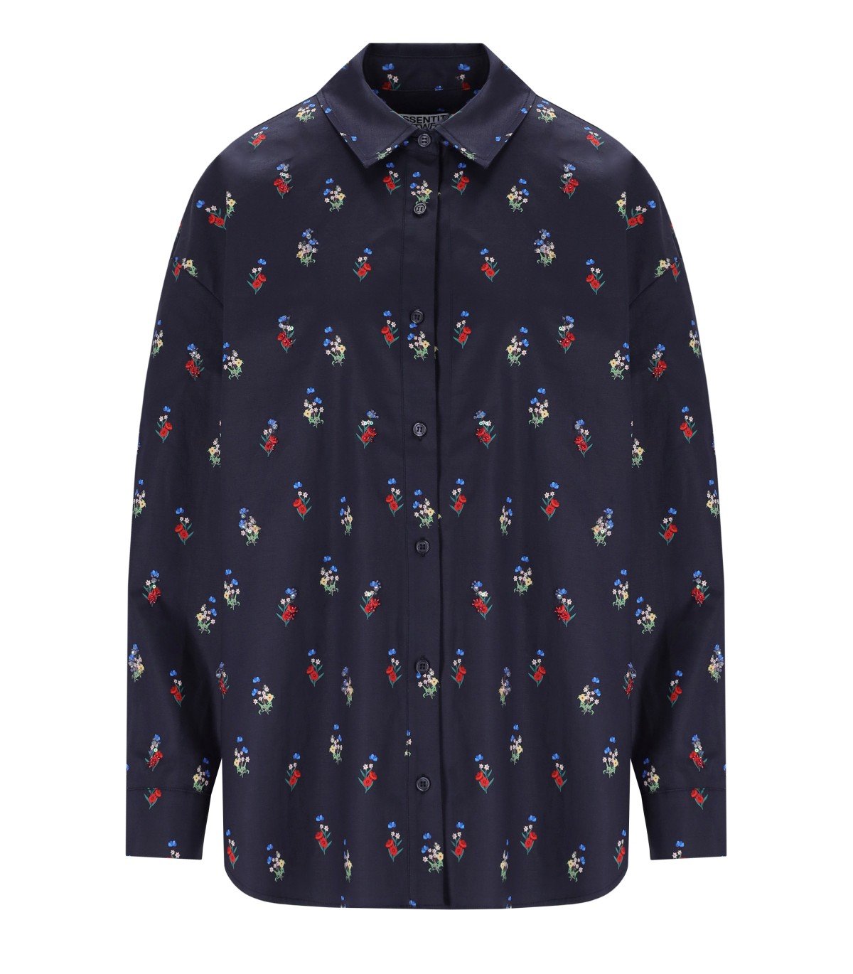 ESSENTIEL ANTWERP ILILLY BLAUW OVERHEMD
