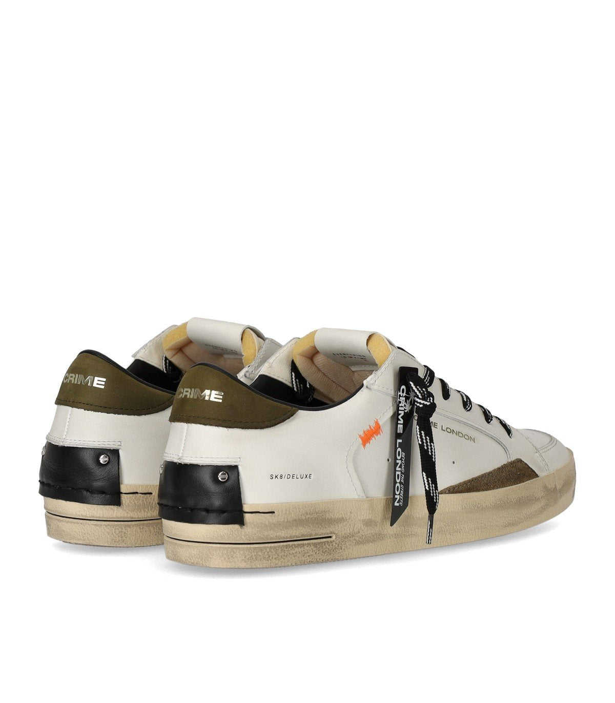 SNEAKER SK8 DELUXE BIANCO MILITARE CRIME LONDON