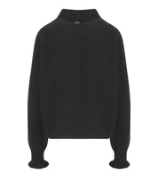 TWINSET BLACK TURTLENECK SWEATER