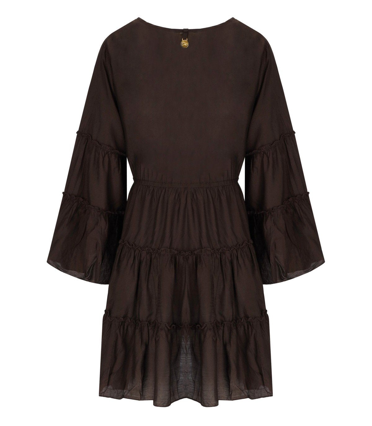 PAHIESA FORMENTERA BROWN SHORT DRESS – FerrarisBoutique