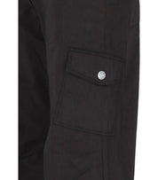 GANNI SCHWARZE CARGOHOSEN