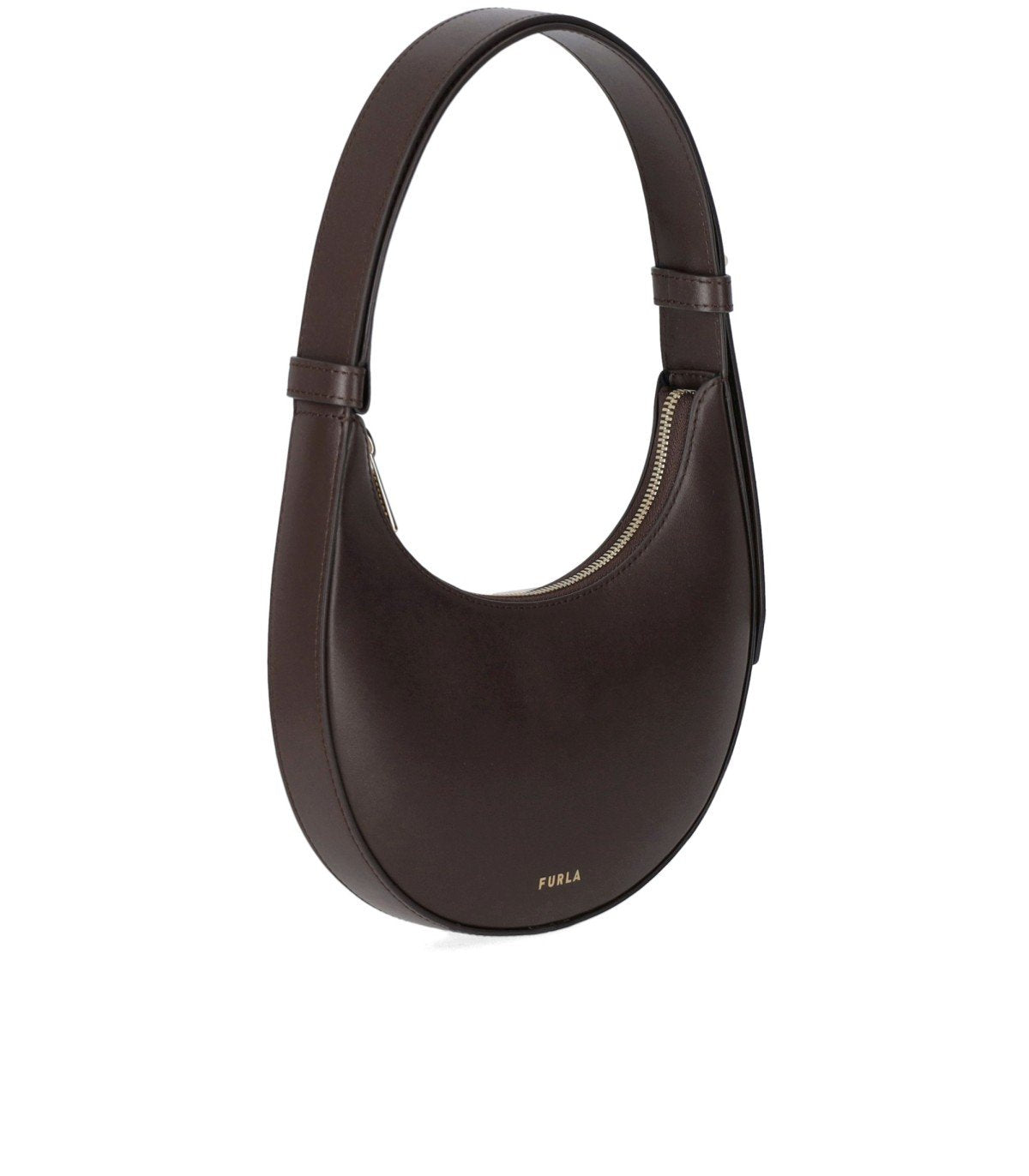 FURLA DELIZIA MINI CHOCOLATE SHOULDER BAG