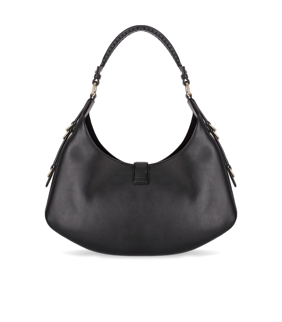 GANNI KAT BLACK SMALL SHOULDER BAG