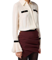 CAMISA CROP MILK ELISABETTA FRANCHI