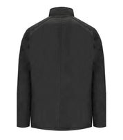 BARBOUR INTERNATIONAL WINTER LOCKSEAM WAX BLACK JACKET
