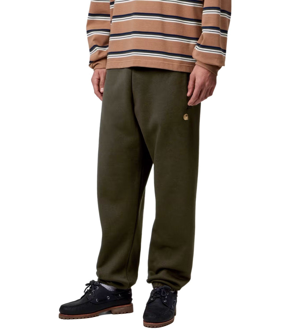 CARHARTT WIP CHASE OLIVGRÜNE JOGGING HOSE 