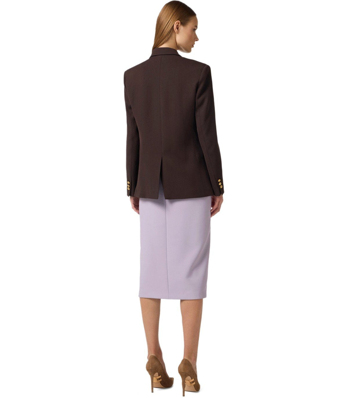 ELISABETTA FRANCHI BRAUN DOPPELREIHIGER BLAZER