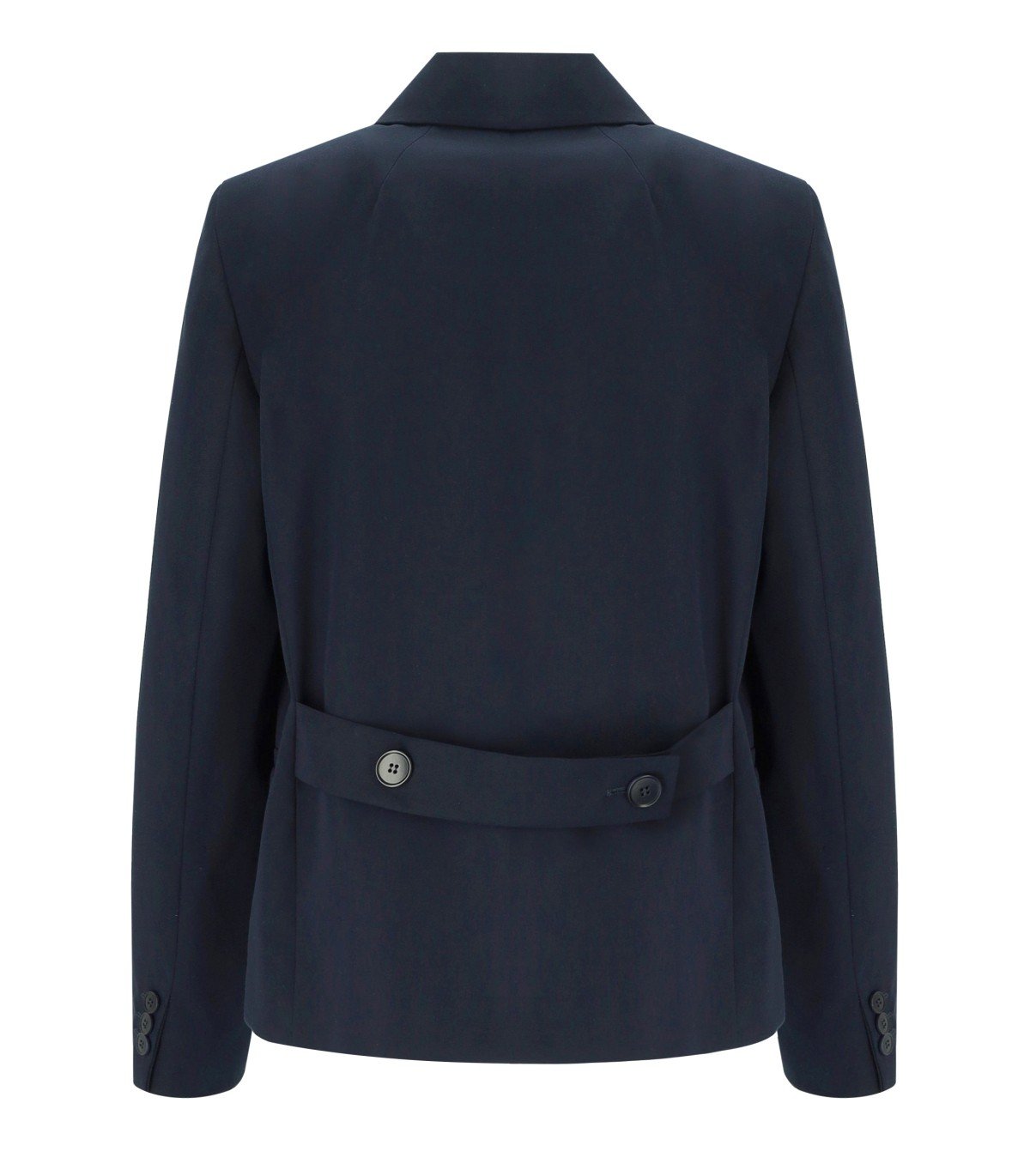 MAX MARA WEEKEND TAPPETO BLUE DOUBLE-BREASTED BLAZER