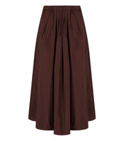 FALDA LARGA BRUNO1234 MARRÓN MAX MARA WEEKEND