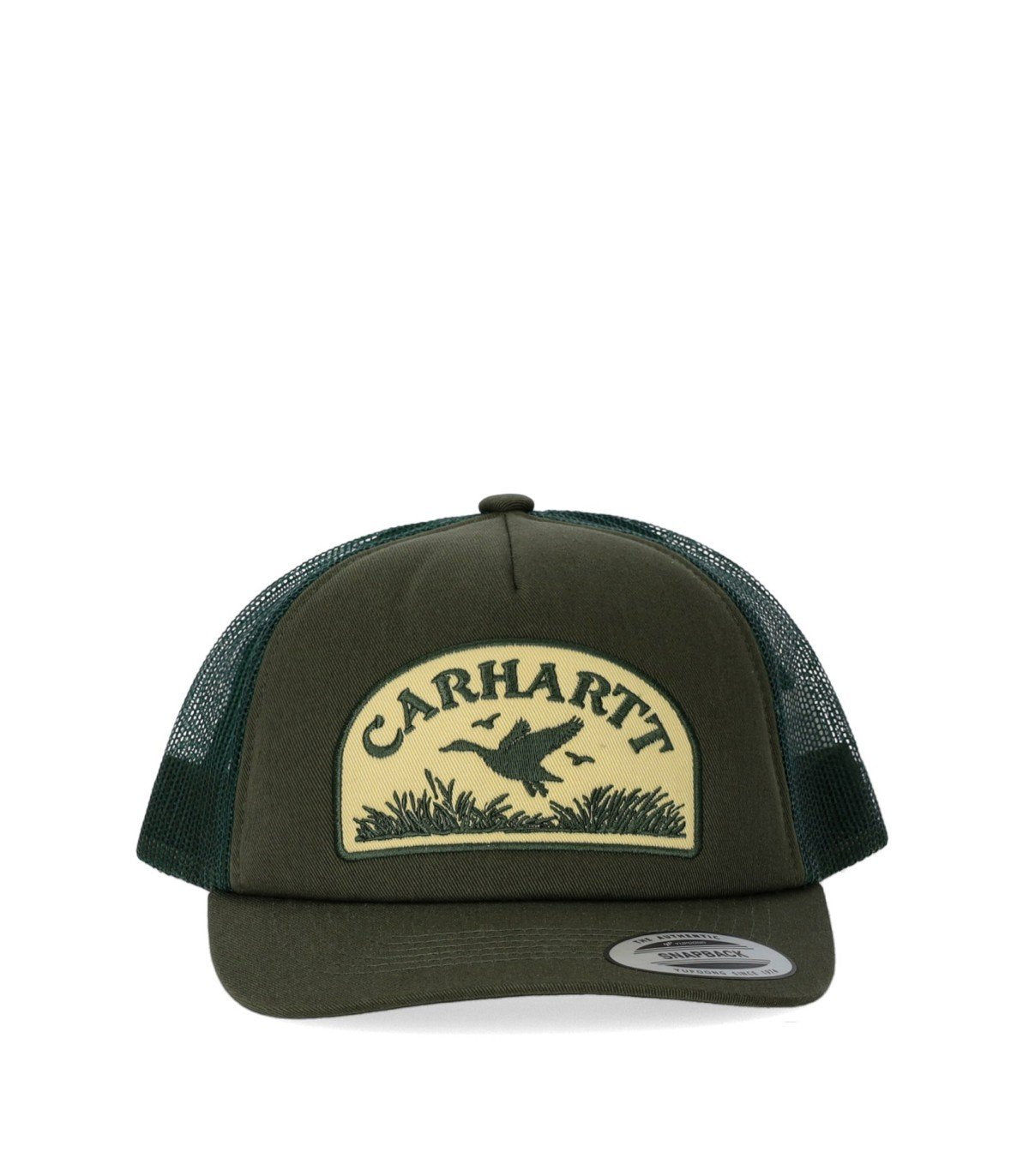 CARHARTT WIP TAKE OFF TRUCKER GREEN CAP