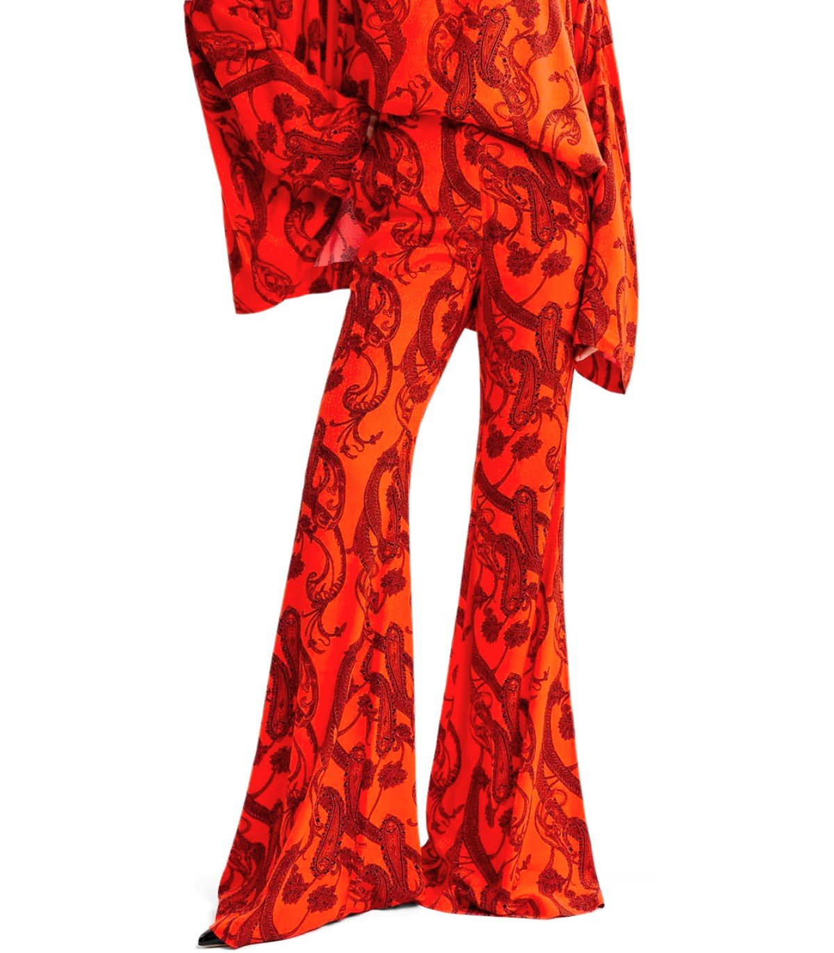 ESSENTIEL ANTWERP JODIE ORANJE FLARE BROEK