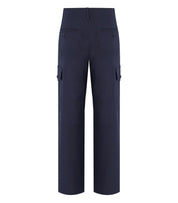 MAX MARA WEEKEND HIDALGO BLUE CARGO PANTS