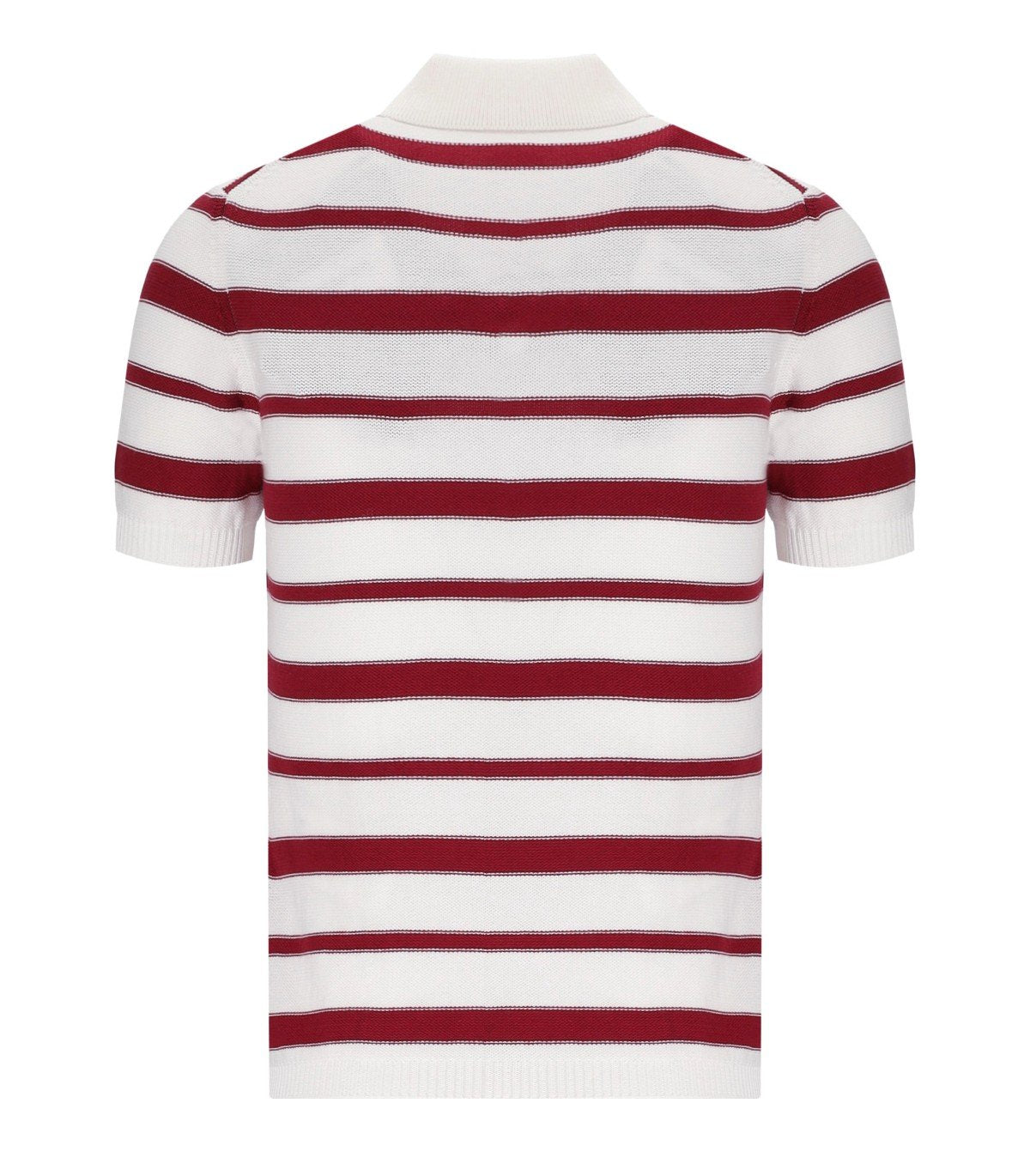 MM MAX MARA CARIOCA STRIPED KNITTED POLO-SHIRT