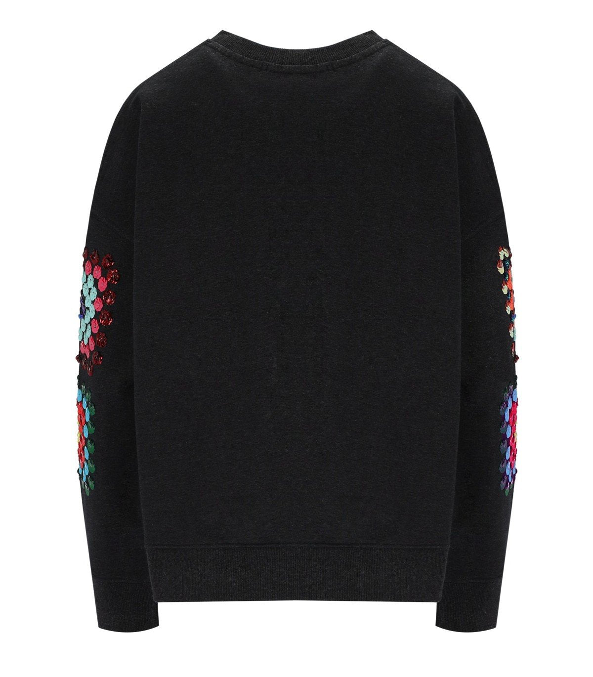 ESSENTIEL ANTWERP KARNAVAL SCHWARZES SWEATSHIRT