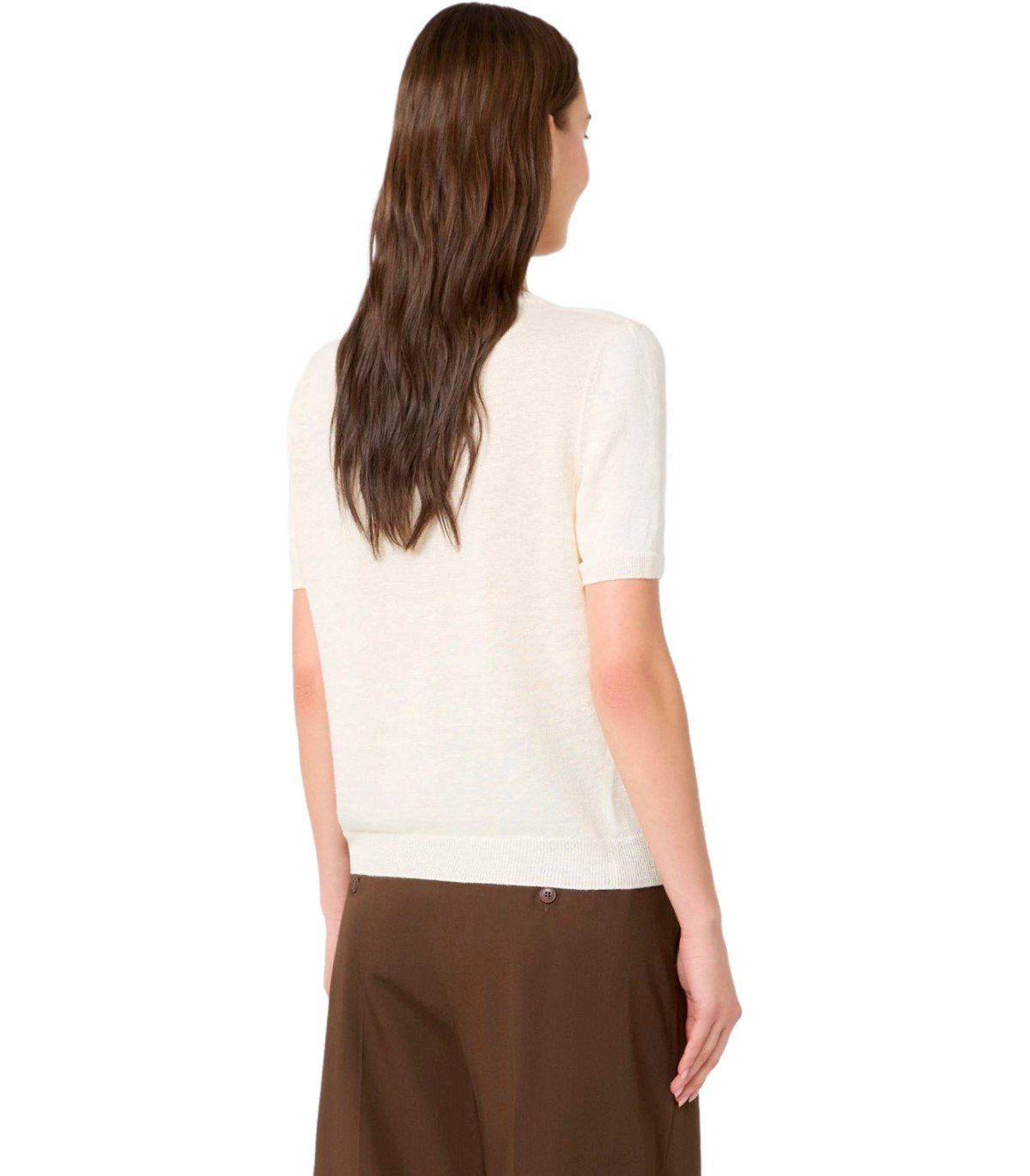 MAX MARA WEEKEND PANCONE ECRU TOP
