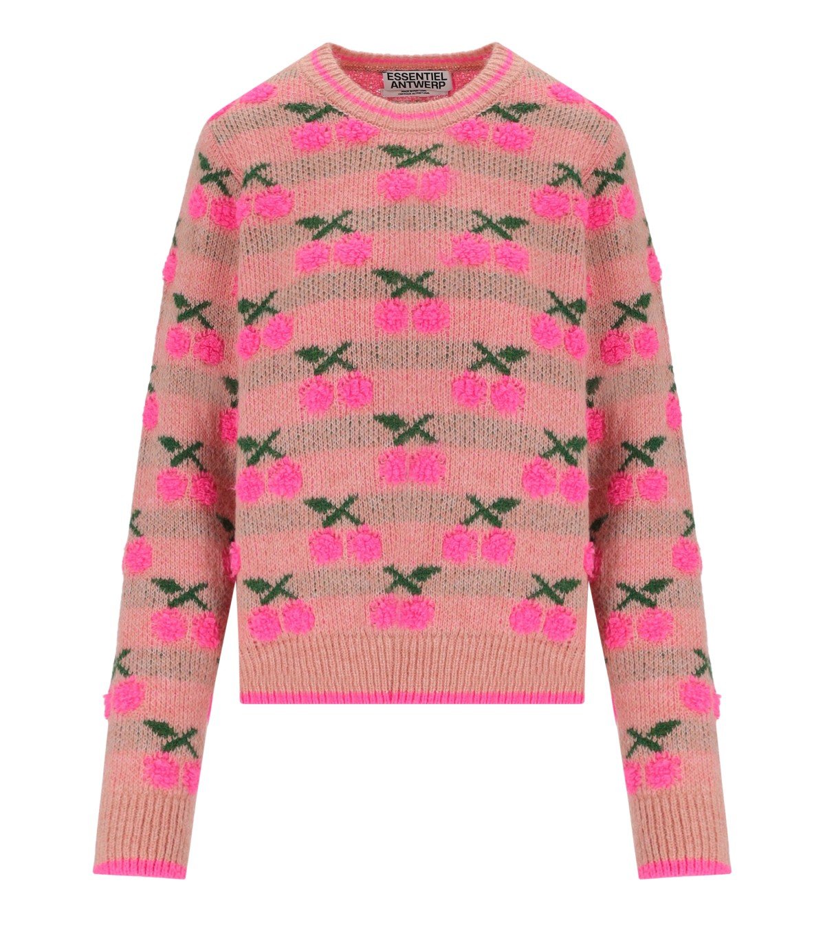 ESSENTIEL ANTWERP HIROYAL PINK CREWNECK SWEATER
