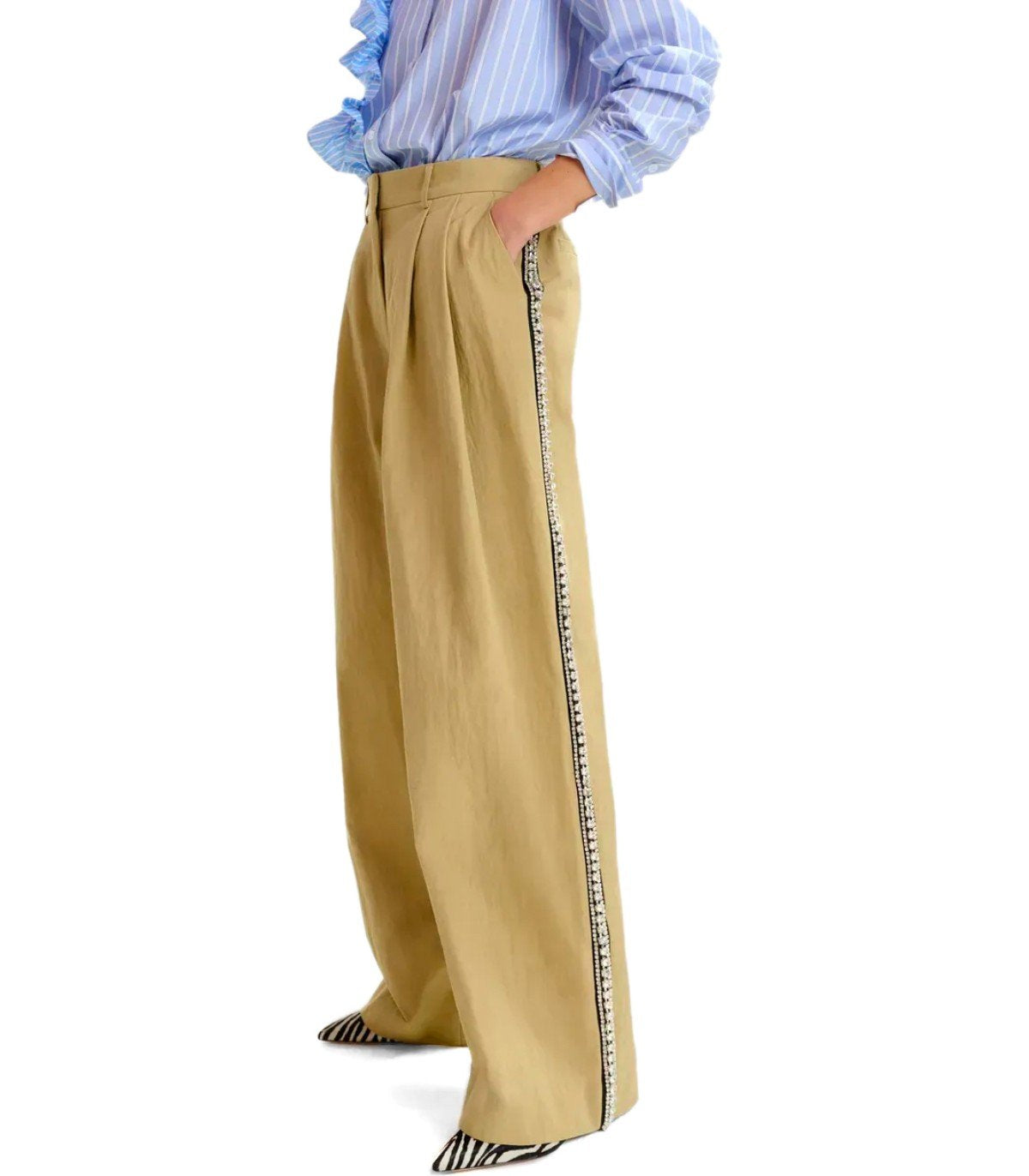 ESSENTIEL ANTWERP ISO BEIGE HOSE