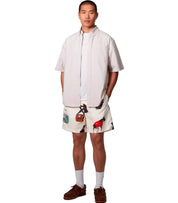 CARHARTT WIP SLATER JACOB ROCHESTER WAX SWIM TRUNKS