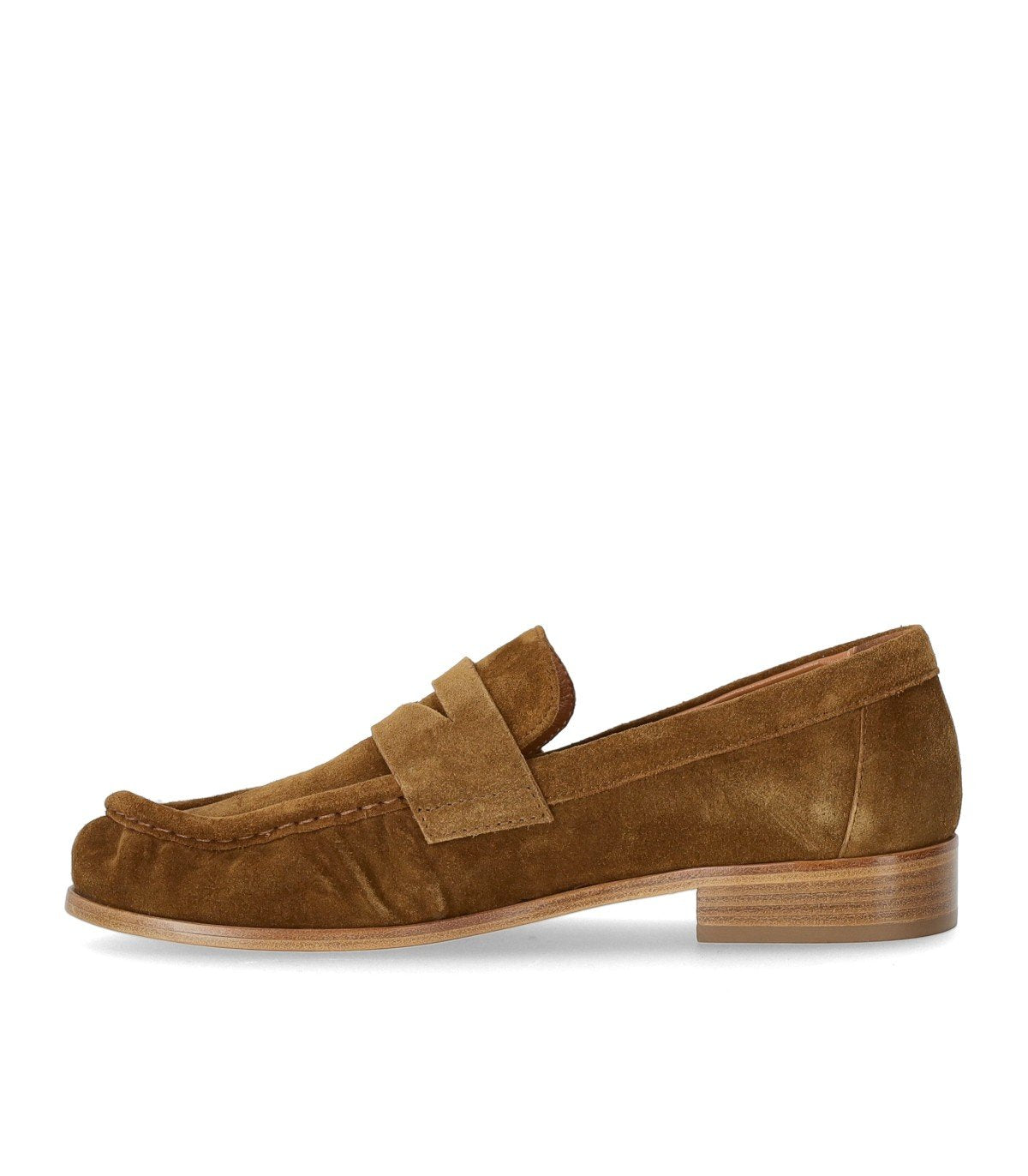 MOCASSIN EN DAIM COGNAC STRATEGIA