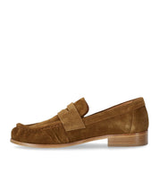 MOCASSIN EN DAIM COGNAC STRATEGIA