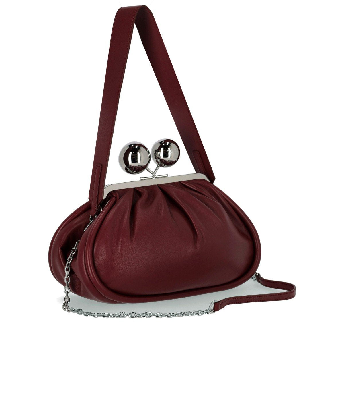 CLUTCH PASTICCINO MILVANEW MEDIUM BORDEAUX MAX MARA WEEKEND
