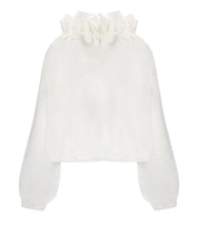 ESSENTIEL ANTWERP HAQUIRI WHITE BLOUSE