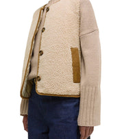 BARBOUR LUCIANA FLEECE NATURAL VEST