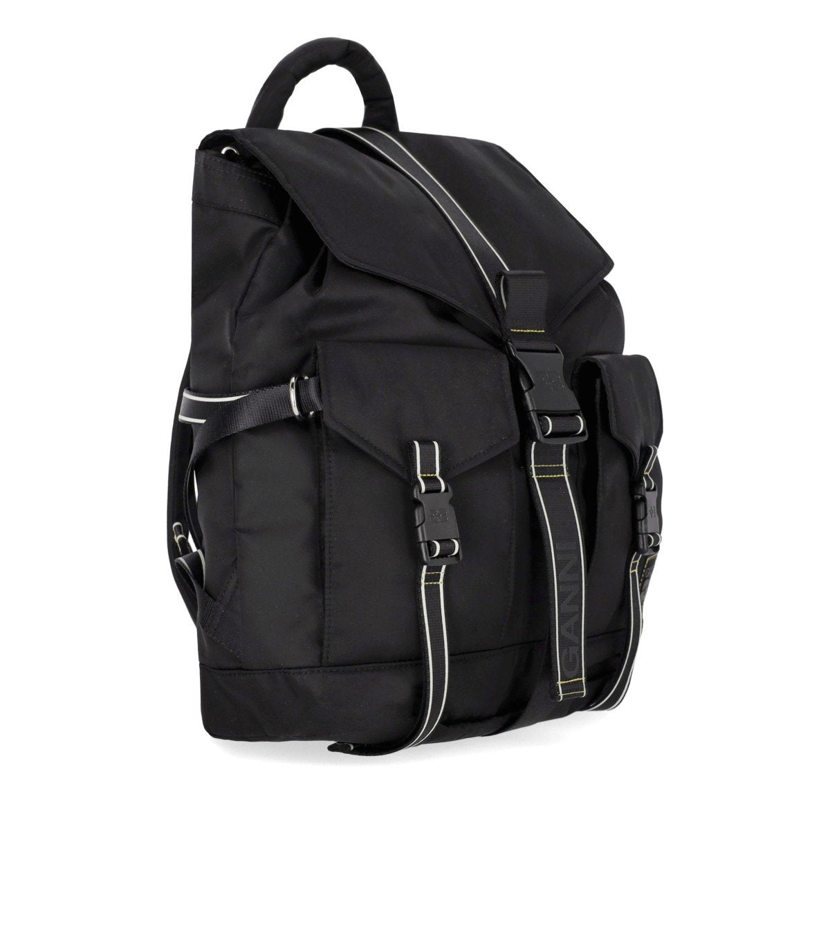 SAC A DOS RE-TECH NYLON NOIR GANNI