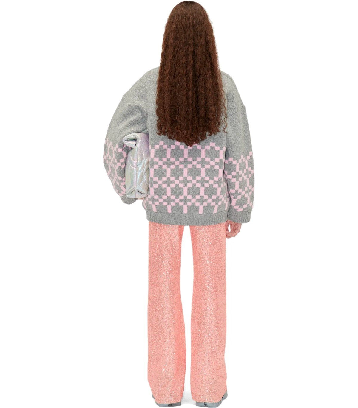 STINE GOYA TINO GRAU UND ROSA BOMBERJACKE