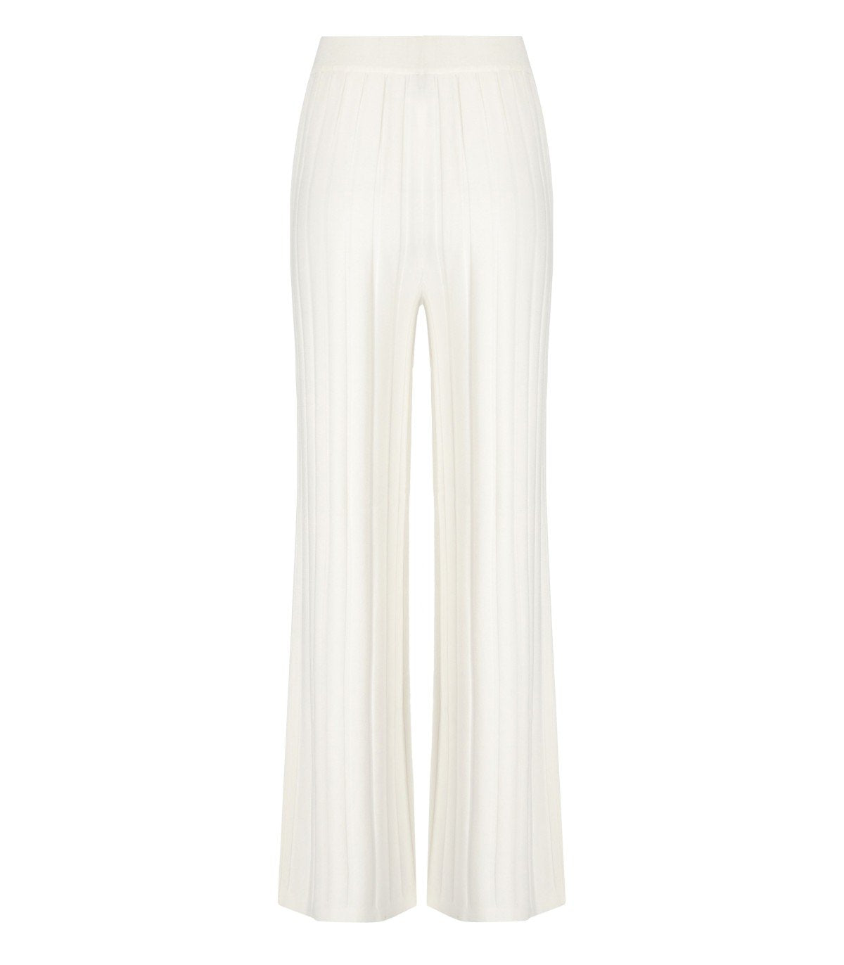 MM MAX MARA TEMA WHITE KNITTED PANTS