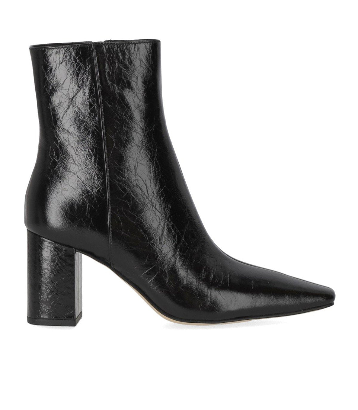 MICHAEL KORS ELISE BLACK HEELED ANKLE BOOT