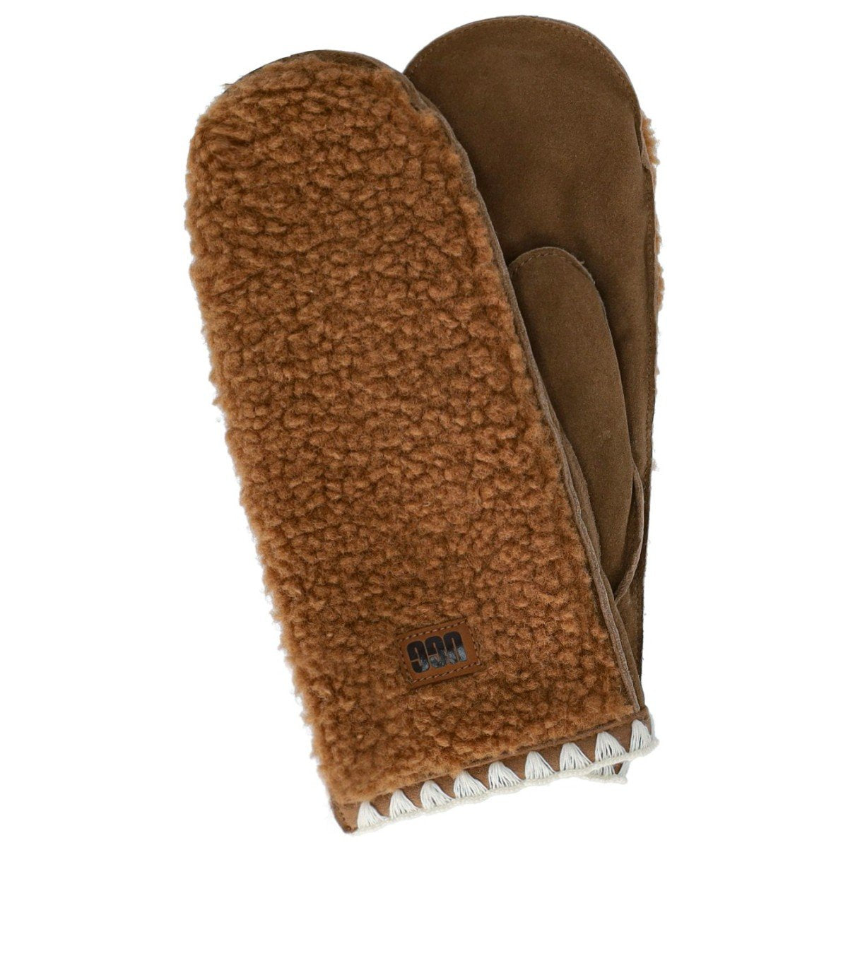 UGG FLUFF CHESTNUT MITTENS