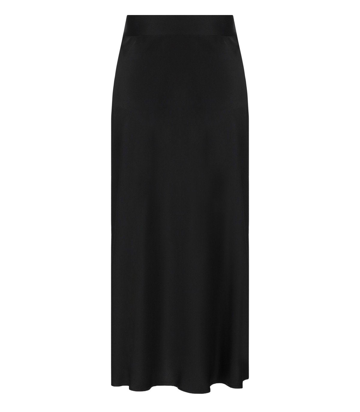 ELISABETTA FRANCHI BLACK MIDI SKIRT