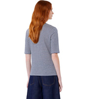 MAX MARA WEEKEND OPZIONE BLUE STRIPED T-SHIRT