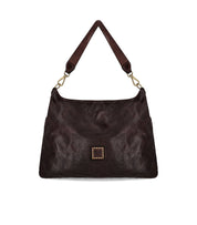 CAMPOMAGGI CARLA L DUNKELBRAUNE SCHULTERTASCHE