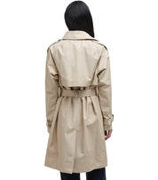 BARBOUR MAIA LIGHT SAND TRENCHCOAT