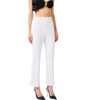 ELISABETTA FRANCHI IVORY FLARE PANTS