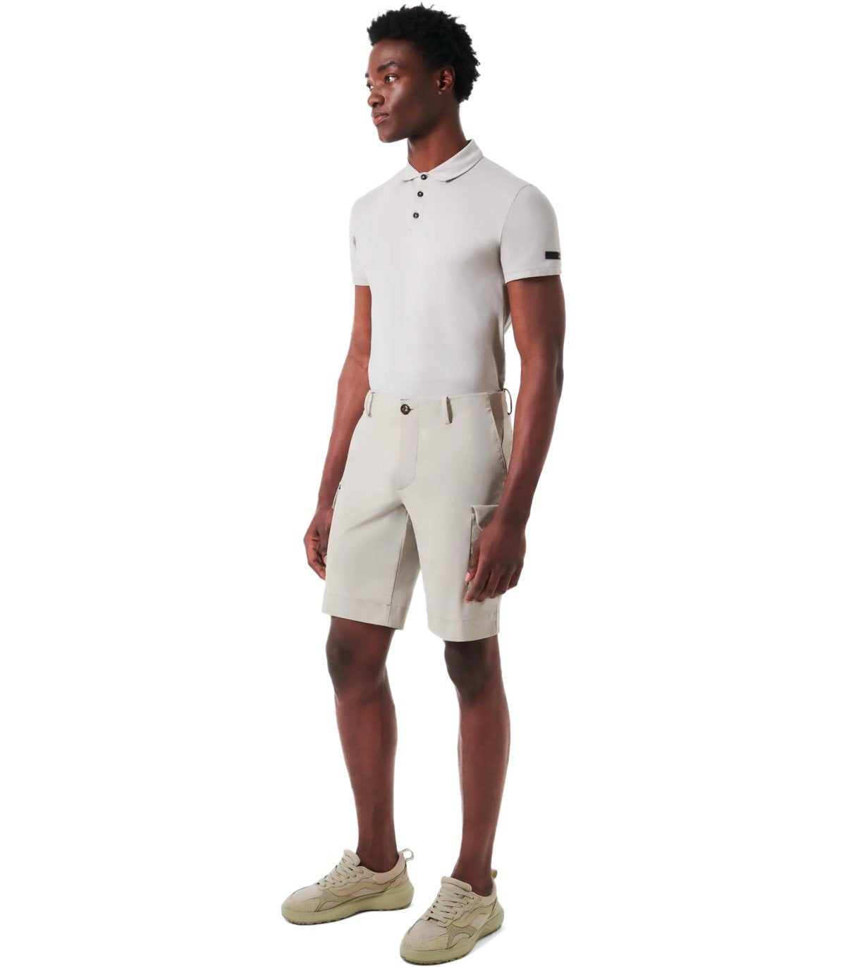 RRD SURFLEX CARGO EISGRAUE BERMUDASHORTS